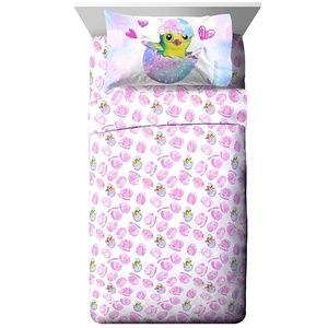 Hatchimals 3 Piece Twin Sheet Set